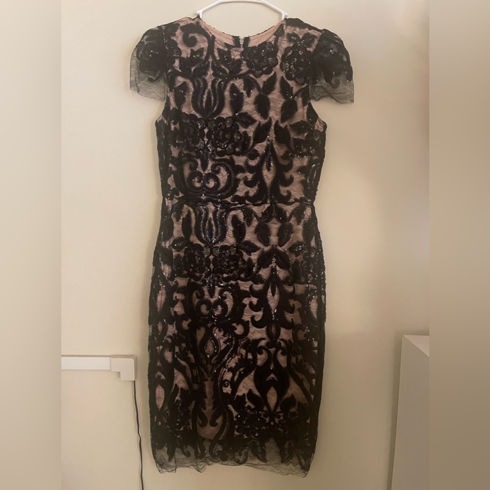 Black sequin dress